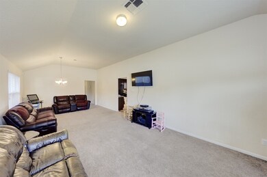 Open layout for the living room space perfect for