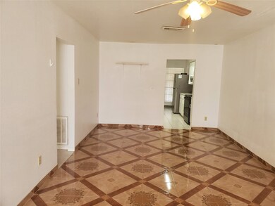 Spacious living and dining combo