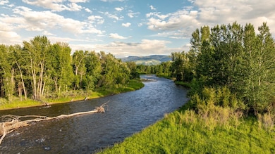 Gallatin River on the property
