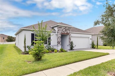 Curb appeal abounds  the gray exterior is highligh