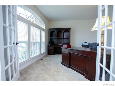 First floor office with French doors!