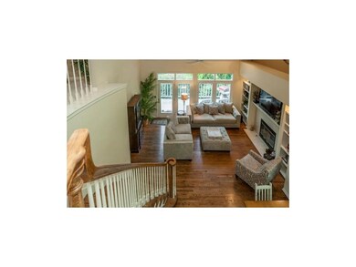 Beautiful view of the great room from the top of t