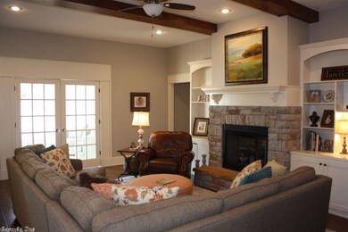 Gas doors entry into sunroom