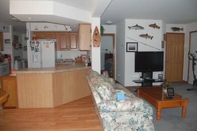 LIVING ROOM INTO KITCHEN