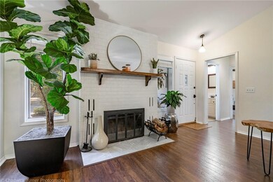 Wood burning Fireplace
