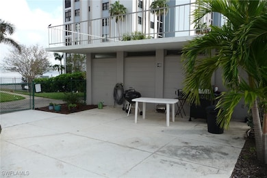 View of patio with fence