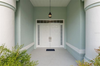 Covered double door entry
