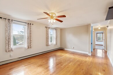 Living Room and Hardwood Floors All of Main Level