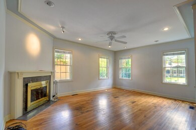 Fireplace is Decorative Only!  Chimney was Removed