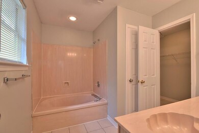 Master Bathroom with large walk-in Closet.