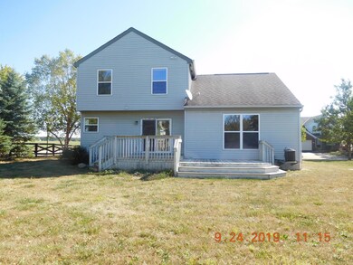 rear of property