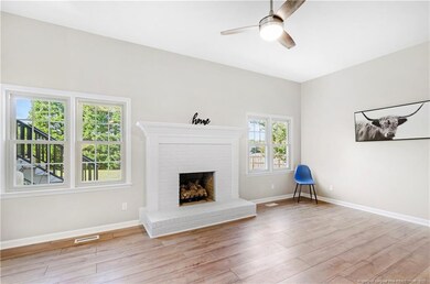 Living Room with fireplace