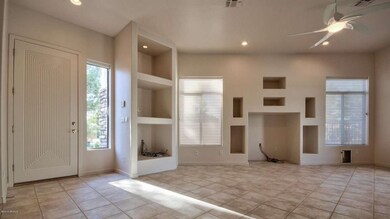 Great Room with Entertainment Niches