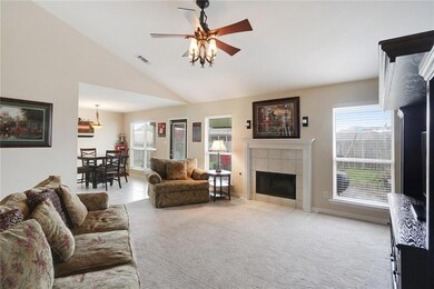 Large living area with tons of natural light!