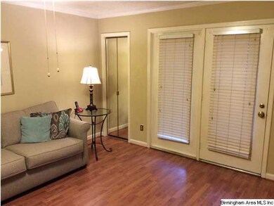 Den looking at Balcony Door