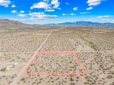Looking from above West Property Line to the East with Hualapai Mountains in distance