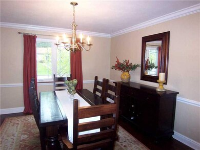 Dining Room. The generously sized dining room will