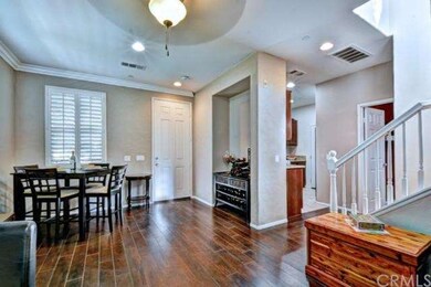 Dining area from living room.