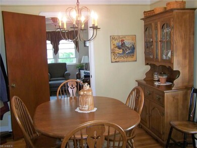 Formal dining room with first floor master bedroom