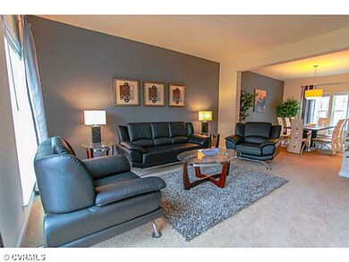 Living Room - The formal living and dining rooms a