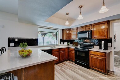 New quartz counters, backsplash, and stainless ste