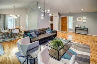 View of dining area from living room