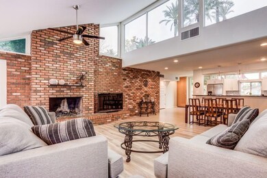 Beautiful fireplace in great room