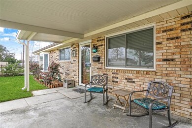 Front porch seating area
