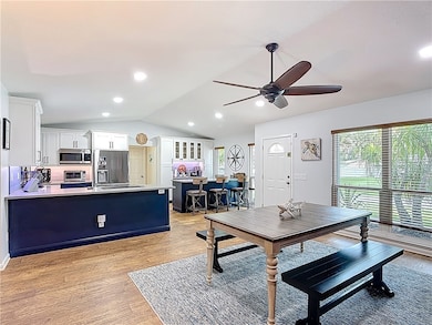 Dining room and kitchen open concept