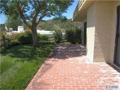 Peaceful Brick Patio