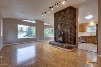 Living Room w/Wood Stove