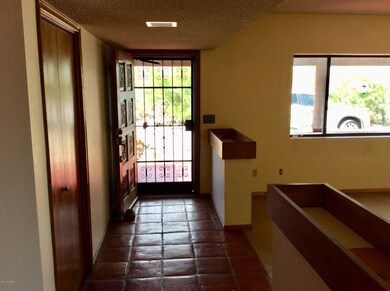 Front door from the inside