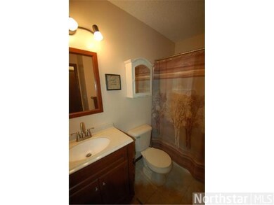 Nicely updated bathroom with new vanity, flooring,