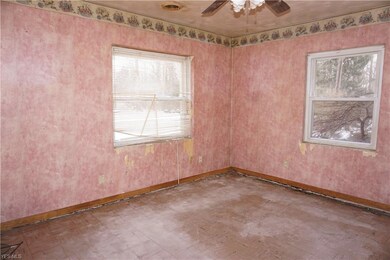 One of the bedrooms of the home