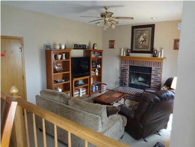 Family room off of the kitchen