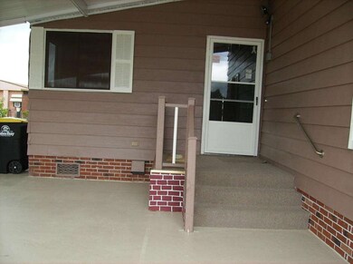Side entrance