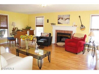 Den/Family/Great Room - Gas log fireplace.