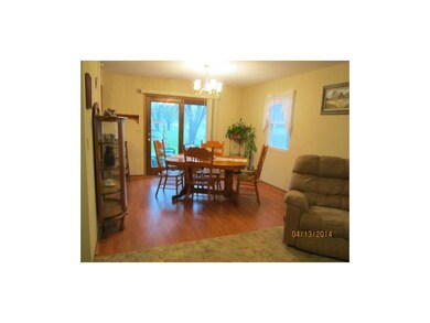 Spacious dining room