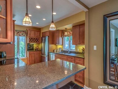 Kitchen. Kitchen over looks private back yard!