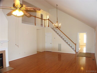 Living area looking toward the front of the home.