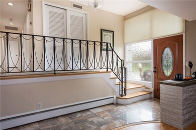 Entry to the open living/dining room & kitchen. St