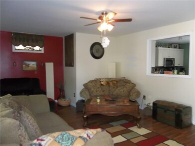 Living room, window to kitchen