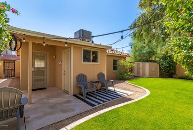 cool, north facing patio