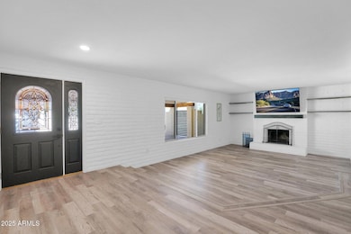 Living Room with Fireplace