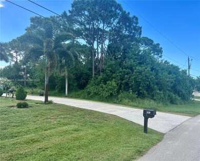 Left side of the lot