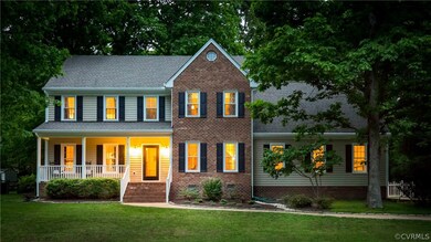 Super curb appeal with the brick accent front and