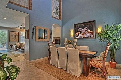 Enter into Formal Dining Area & dual sided firepla