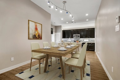 Dining room is open to Living and Kitchen, V-Stage