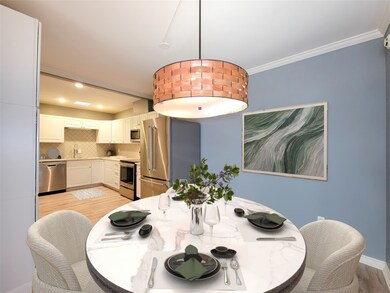 Dining area looking toward kitchen.  Virtually sta