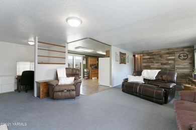 Living room to kitchen view